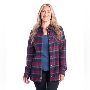 Legendary Whitetails Plaid Shirt Blue and Red size Large